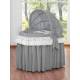 Berceau et parure complète avec jupe gris anthracite
