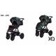 poussette simple XQ Sline S05 jungle (noir et vert)