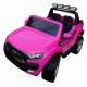 Voiture électrique FORD RANGER Wildtrike rose deux places bluetooth+LCD
