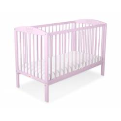 Lit bébé couronne rose + matelas