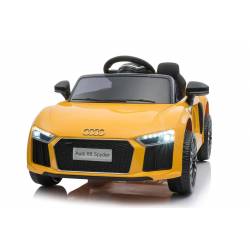 Voiture électrique pour enfant Audi R8 small jaune