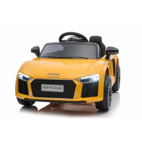 Voiture électrique pour enfant Audi R8 small jaune