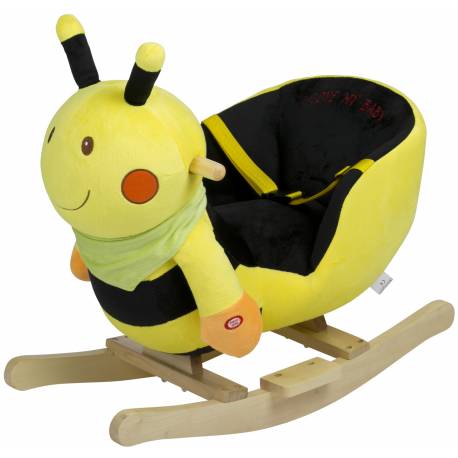 Bascule en bois Abeille babygo