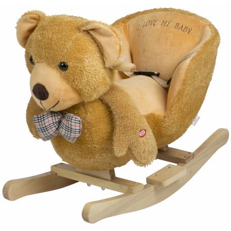 Bascule en bois Ours babygo