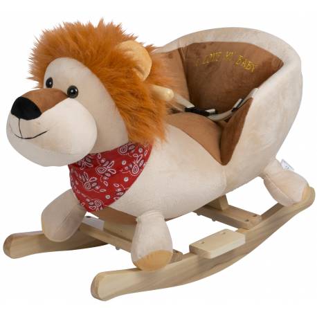 Bascule en bois Lion babygo