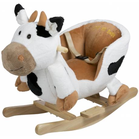 Bascule en bois Vache babygo