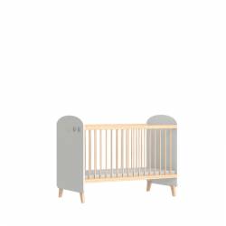 Lit à barreaux pour bébé Senja Blanc