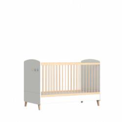 Lit bébé à barreaux transformable pour bébé Senja Blanc