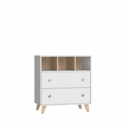 commode pour bébé Senja blanc