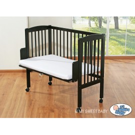 Lit bébé cododo crème Amila Babygo - Lit pour enfant avec matelas