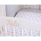 Lit bébé étoile bleu + matelas