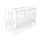 Lit bébé étoile blanc + matelas