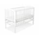 Lit bébé étoile blanc + matelas