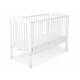 Lit bébé étoile blanc + matelas