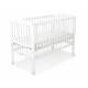 Lit bébé étoile blanc + matelas