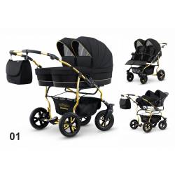 poussette double duo ou trio Goldstar - 10 coloris