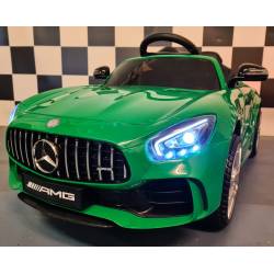 Voiture électrique pour enfant Mercedes Benz GTR verte