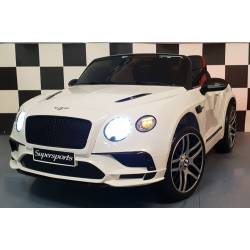 Voiture électrique pour enfant Bentley continentale blanche