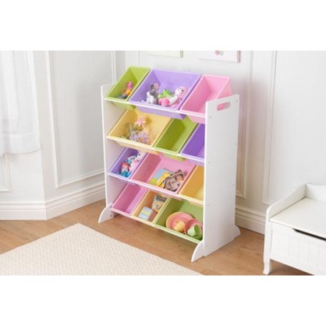 Casier de rangement pastel