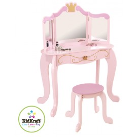 coiffeuse et tabouret princess