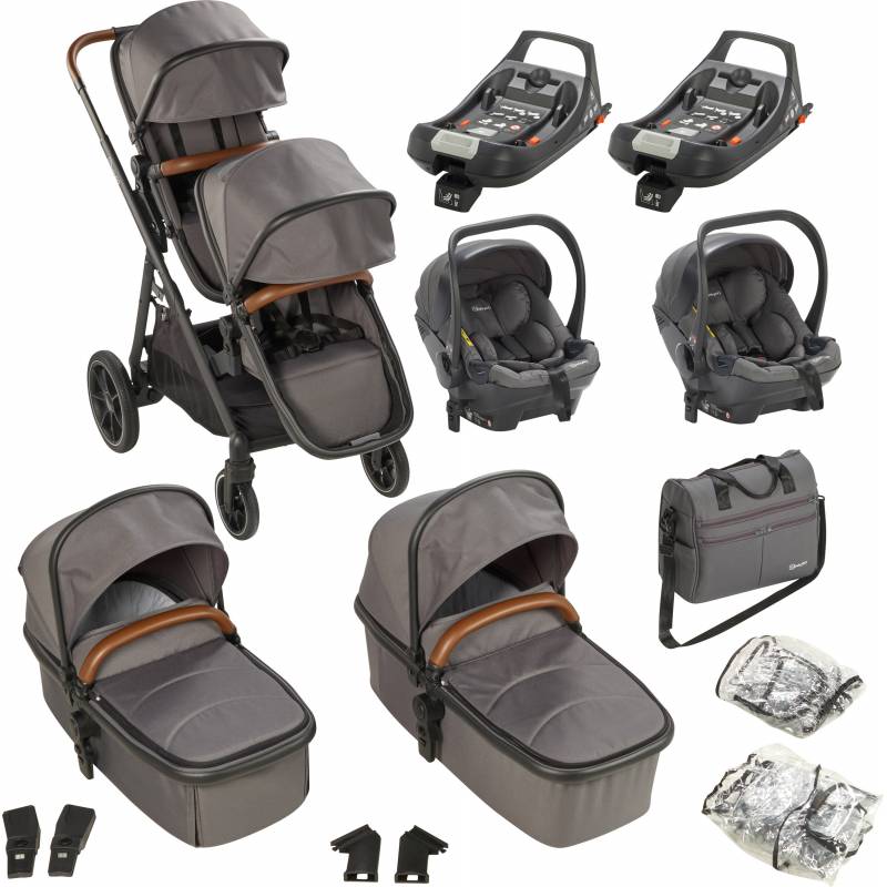 Poussette double pour bébé – Poussette jumeaux pour bébé et