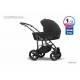 Poussette pour enfants d'âges rapprochés Multistroller noir
