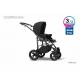 Poussette pour enfants d'âges rapprochés Multistroller noir