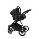 Poussette trio Ivento black style