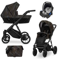 Poussette trio Ivento black style