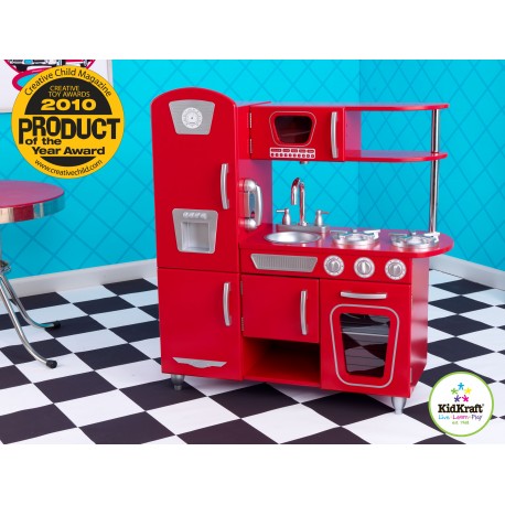 Cuisine pour enfant vintage rouge