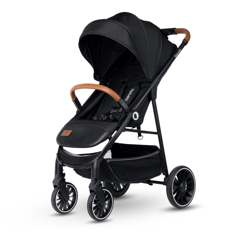 poussette simple Alexia Black Onyx Lionelo- Poussette bébé