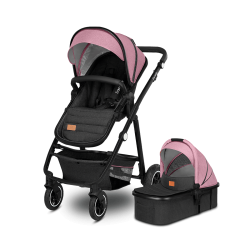 poussette 2 en 1 Amber Pink Rose Lionelo