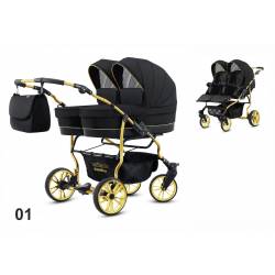 poussette double duo Goldstar - 7 coloris