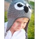 bonnet pour bébé koala gris