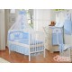 Parure de lit bébé prince ou princesse bleu