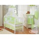 Parure de lit bébé prince ou princesse vert