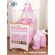 Parure de lit bébé prince ou princesse rose