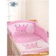 Parure de lit bébé prince ou princesse rose