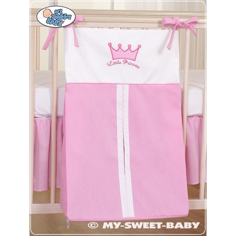 Parure de Linge Lit Bébé 11 pcs Moustiquaire Rose Prince