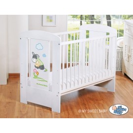 Lit bébé âne vert
