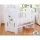 Lit bébé âne vert