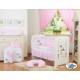 Parure de lit bébé âne rose