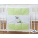 Parure de lit bébé âne vert