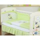 Lit et parure de lit bébé âne vert