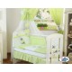 Lit et parure de lit bébé âne vert