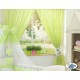 Lit et parure de lit bébé âne vert