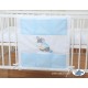 Lit et parure de lit bébé âne bleu