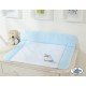 Lit et parure de lit bébé âne bleu