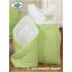 Parure de lit bébé prince ou princesse vert