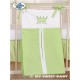 Parure de lit bébé prince ou princesse vert